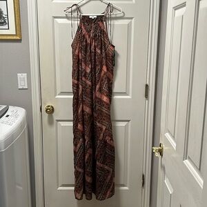 NSR Gwen Floral Boho Casual Maxi Dress Size Small